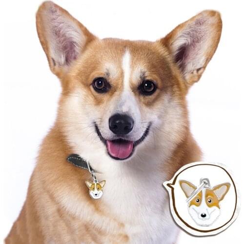 10pcs/lot Wholesale Cat Dogs Pet pendant friends gifts Keyring Jewelry Bag Diy Pet Dog Tag Necklace Bulldog Pendant