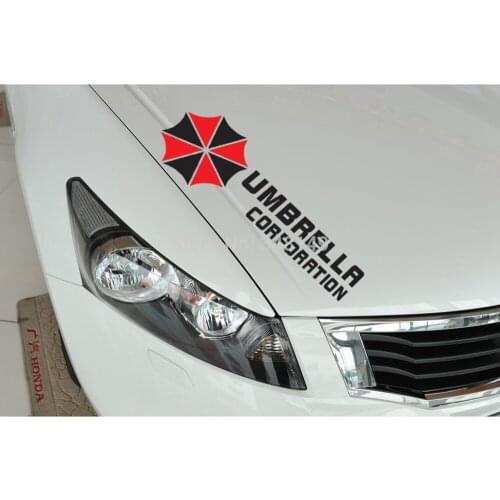 2 x Umbrella Corporation Sports Mind Eyelids Car Stickers And Decal for Toyota Ford Chevrolet Volkswagen Honda Hyundai Kia Opel