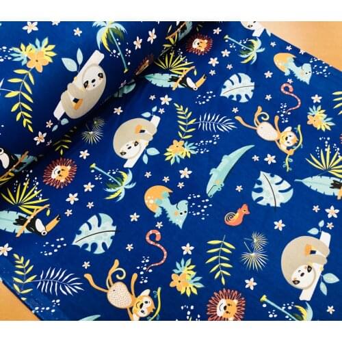 240cm eninde hayvan desenli nevresimlik kumaş