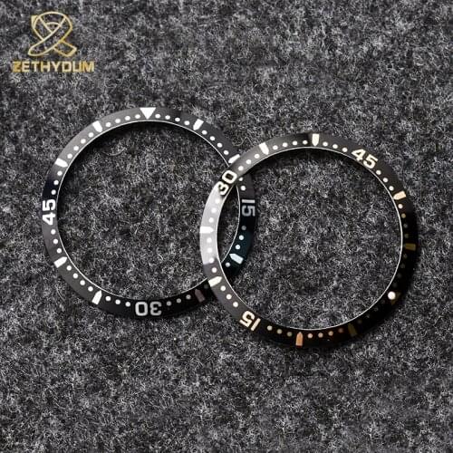 39mm Luminous Ceramic Bezel Insert 41mm Dial for Longines Conquest L3 Watch Face Black Blue Green Watch Replace Accessories