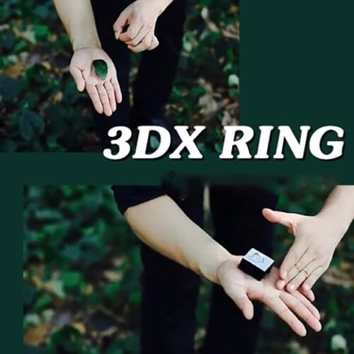 3DX Ring by Shawn Lee Magic Tricks Left to Ring Box Appearing Magician Close Up Street Gimmicks Illusions Props Romantic Magic