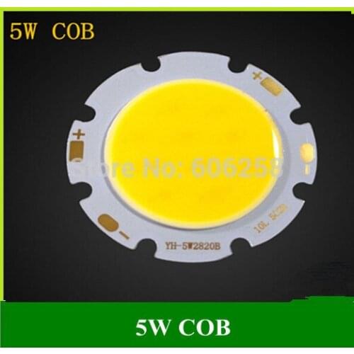 5W COB LED Beads \ COB Lighting Modules 350-400lm X 5PCS