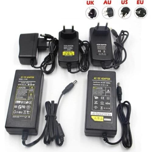 AC 100V-240V DC 12V Volt Transformer Converter 1A 2A 3A 5A 6A 8A 10A Power Supply Adapter For DC12V LED Strip lamp CCTV Lighting