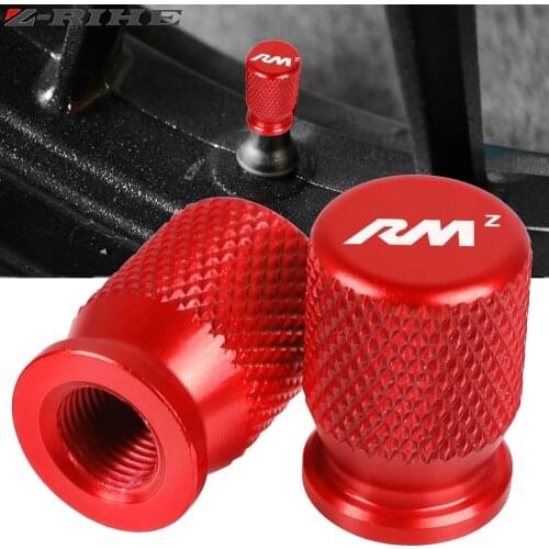 Motorcycle Aluminum Wheel Tire Valve Stem Caps Cover For SUZUKI RMZ250 RMZ450 DRZ400SM RMZ 250 450 DRZ 400 2004-2008 2010-2016