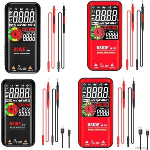 B-SIDE Upgraded Digital Multimeter EBTN LCD 3 Results Display 9999 Counts with Protective Case &Rechargeable Battery Wholesales
