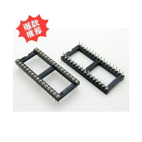 Free shipping round hole DIP32 socket 32PIN chip base ic slot 10pcs/lot