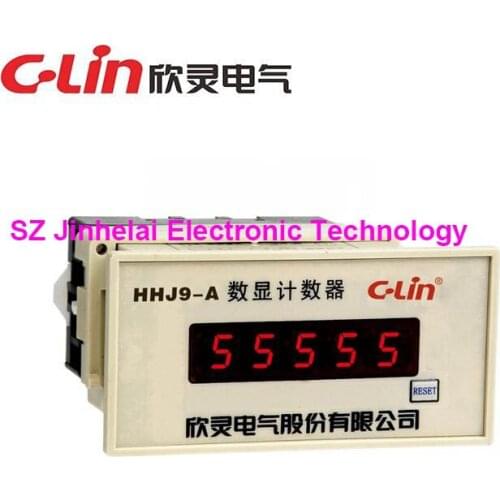 C-Lin HHJ9-A New and original Count relay AC220V Reversibility accumulative total counter