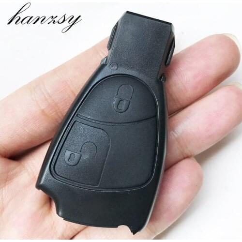 2 Buttons Car Remote Key Case For Mercedes Benz B C E S ML SLK CLK Class Replacement Smart Key Shell Cover Fob