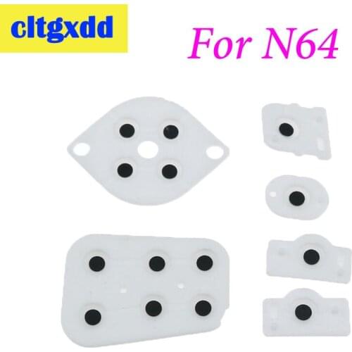 Cltgxdd Conductive silicone pad Replacement Rubber Repair Parts For N64 Controller Joy Pad N 64 Conductive button Silicon Pad