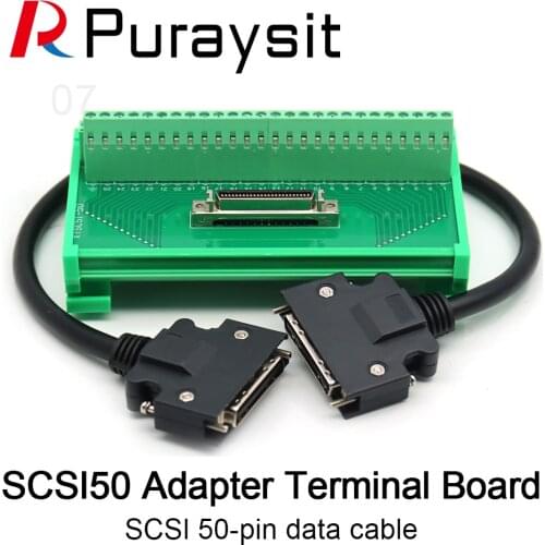 Delta Servo CN1 50-pin terminal board SCSI 50-pin data cable