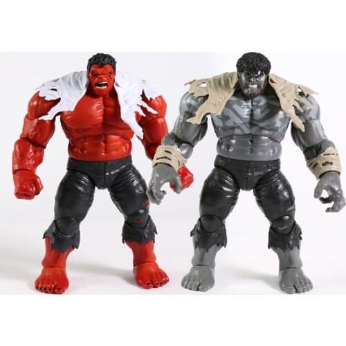 Marvel The Gray / Red Hulk 8" Action Figure Model Toys Kid Gift For Children Collection