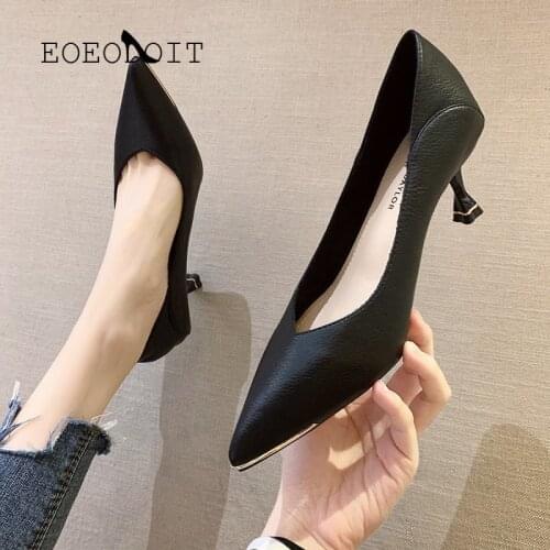 EOEODOIT Womens High-heeled Shoes