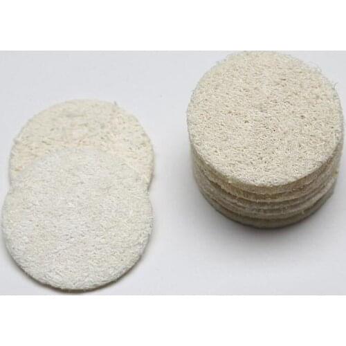 Natural Loofah / Luffa / Loofa Facial Makeup Remove Cleaning Pad Dead Skin Bath Shower Scrubber Exfoliating 300pcs ZA5739