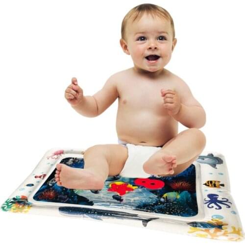 Summer Cushion Kids water play mat Inflatable baby water cushion Playmat Toddler Fun Activity Play Center water mat for babies