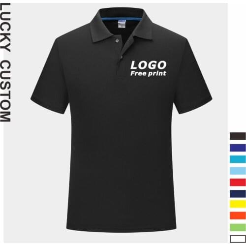 Polo Shirt Collar Mens Business Work Long-Sleeved Shirt Custom Printed Embroidery Company Logo High Quality Top 4xl