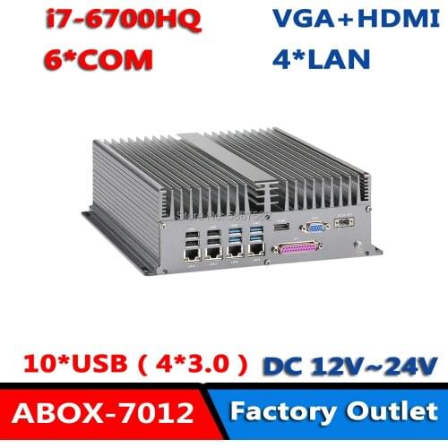 Small-Size Industrial IoT BOX Platform Server With 4LAN Firewall VPN Router