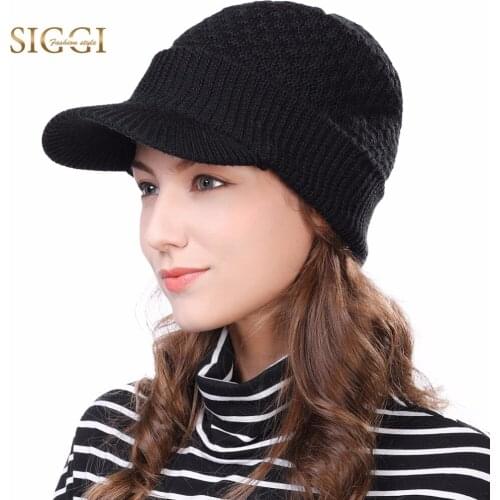 FANCET Men Winter Beanies Knitted Hat Solid Warm Wool Women Peaked Exquisite Bill Lady Headwear 2019 Brand New Skullies 68069