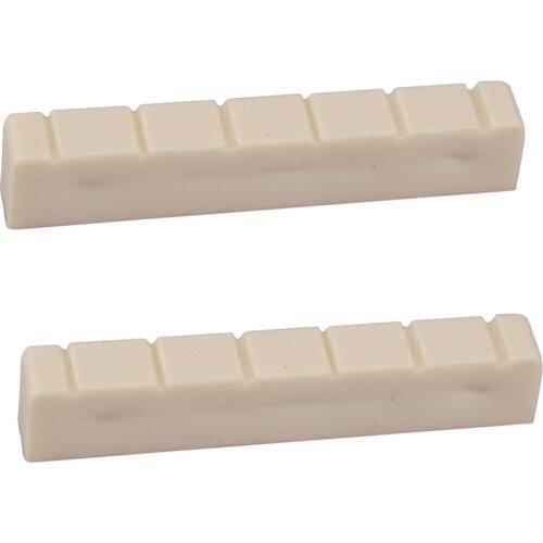 Set of 2pcs Classical Guitar Bone Nuts for Classic Guitar Parts Accessories