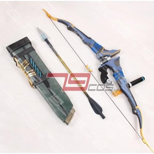 Game OW Shimada Hanzo Bow Sets Replica Weapon Bow Prop Xmas Costume Accessories Anime Shows Costume Party Gift Toy