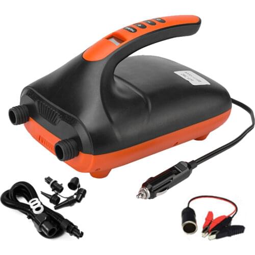 SUP 16/20 PSI Dual Stage Electric Air Pump 12V 110W Intelligent Inflatable Pump for Inflatable SUP Stand Up Paddle Surfing Board