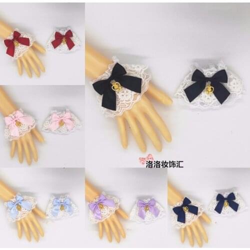 Origional Lolita Lace Versatile Hand Cuff Lolita SOFT Girl Hand Jewelry Can Take a Stars Mo FA Angel Handle Alice