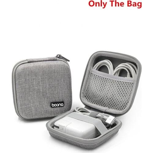 Portable EVA Travel Cable Electronics Gadget Bag Organizer Storage Case For Notebook Laptop Macbook Air Pro Charger Adapter