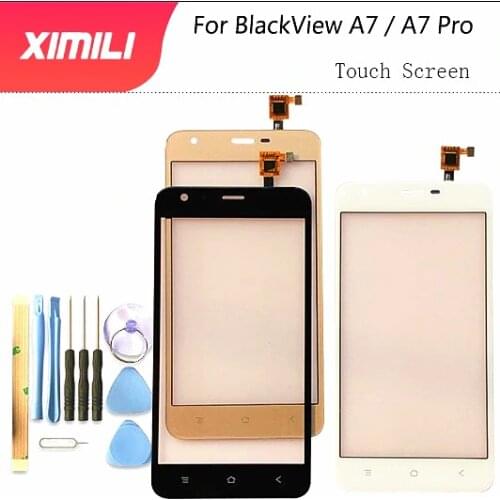 5.0''For BlackView A7 / A7 Pro Touch Screen Lens Sensor Touch Panel Replacement Mobile Phone Accessories +Tools For BlackView A7