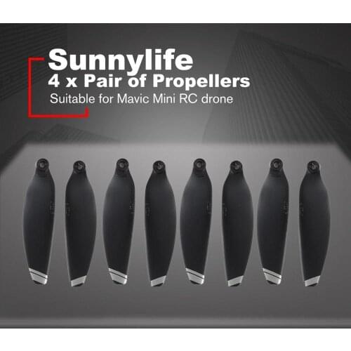Sunnylife 8pcs Propeller 4726F Compact Low Noise Wing Paddle Props Well-Balanced Propellers Blade Drone Set for Mavic Mini