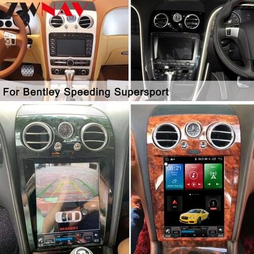 Tesla Carplay Radio Receiver For Bentley Speeding Supersport 2012-2015+ Android 11 Player Video GPS Head Unit Auto Audio Stereo