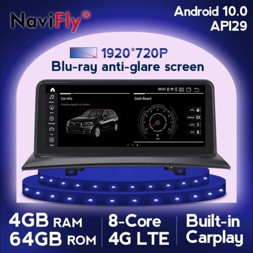 Top! New Carplay Android 10 Car dvd radio multimedia Player GPS Navigation for BMW X3 E83 2004-2010 Original without screen