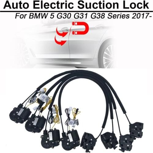 Smart Auto Electric Suction Door Lock for BMW 5 G30 G31 G38 Series Automatic Soft Close Door Super Silence Car Vehicle Door