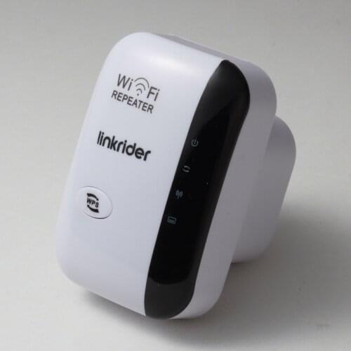 Linkrider WiFiWiFi Booster, 300Mbps Wi-Fi Range Extender Coverage up to 600 sq.ft Support AP/Repeater Mode