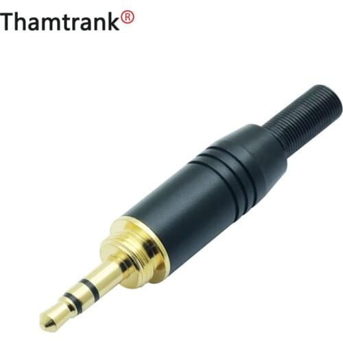 100pcs/lot 3 poles 3.5mm stereo male plug screw-into 6.35mm 3 poles stereo male plug 2 in 1 audio adapter converter connector