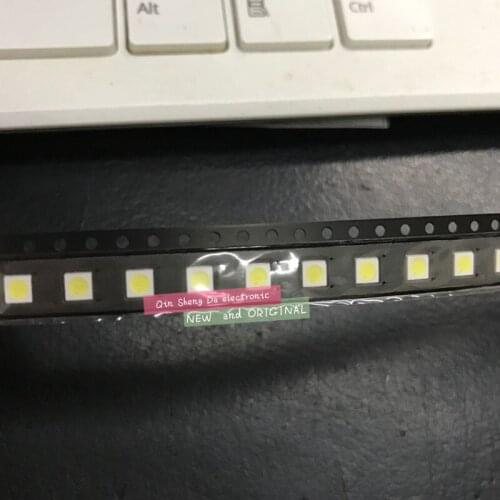 100PCS LED backlight LCD TV 3535 3537 LED SMD Lamp bead bead 1W 6V 3535 Cold white High Power 350ma