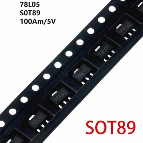 20PCS 78L05 SOT89 SOT SMD SOT-89 Triode new and original