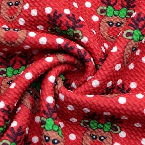 50*145cm Watermelon Fruit Jacquard Twill Bubble Knit Christmas Bullet Textured Liverpool Fabric for Needlework DIY Dress Cloth
