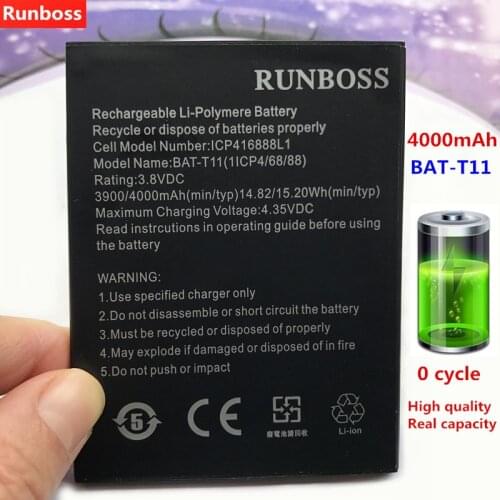 100% New High Quality 4000mAh BAT-T11 Battery For Acer Liquid T03 T04 Z630 Z630S Mobile Phone Batteries