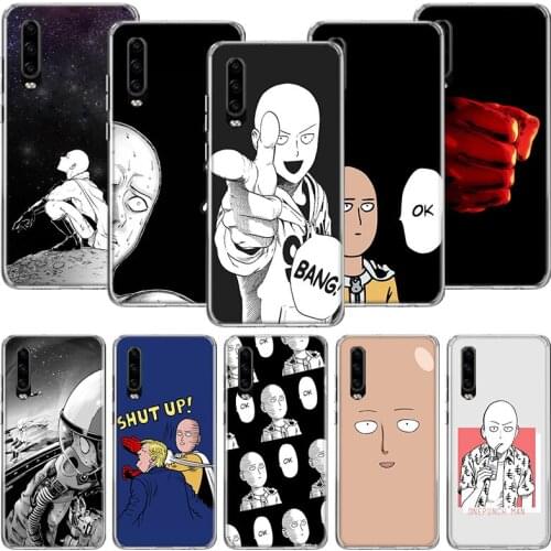 One Punch Man Anime Phone Case For Huawei P30 P40 P20 P10 Mate 20 10 30 Lite Pro P Smart Z Plus Printing Cover Coque Shell