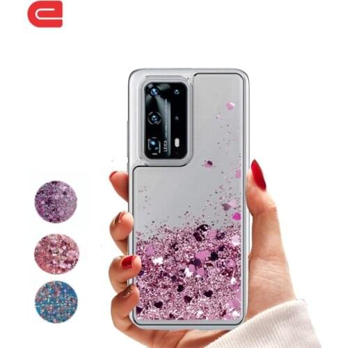 Glitter Case For Huawei P40 P30 P20 Lite Mate 30 20 10 Pro Honor 10 20 9X 8X 8C 8S P Smart 2019 Quicksand Liquid Cover