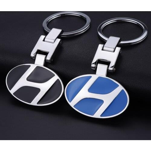 1PC Car Logo Metal Keychain Key Ring For Hyundai Sonata IX35 I20 I30 Elantra Accent Genesis Tiburon Tucson Creta EQUUS IONIQ EON