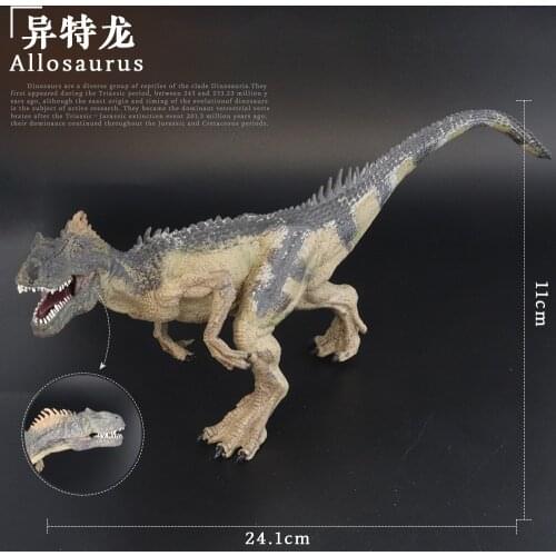 Prehistoric Jurassic Dinosaurs World Allosaurus Big Size Animals Model Action Figures PVC High Quality Toy For Kids Gift