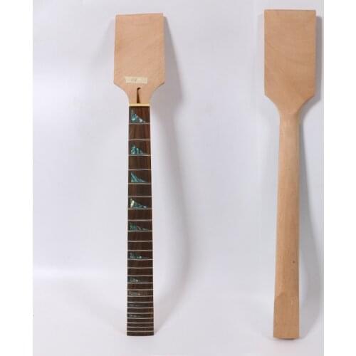 Fit Diy Electric Guitar Neck 24fret 628mm 24.75in Mahogany+Rose wood Fretboard Unfinished