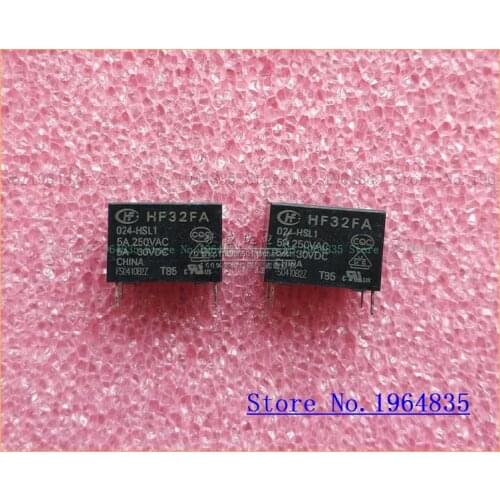 HF32FA-024-HSL1 JZC-32FA-024-HSL1 5A/250VAC