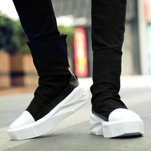 Men Autumn Boots comfortable velvet MALE casual shoes male TRAINERS zapatillas hombre owen HIGH TOPS sapato masculino sneakers