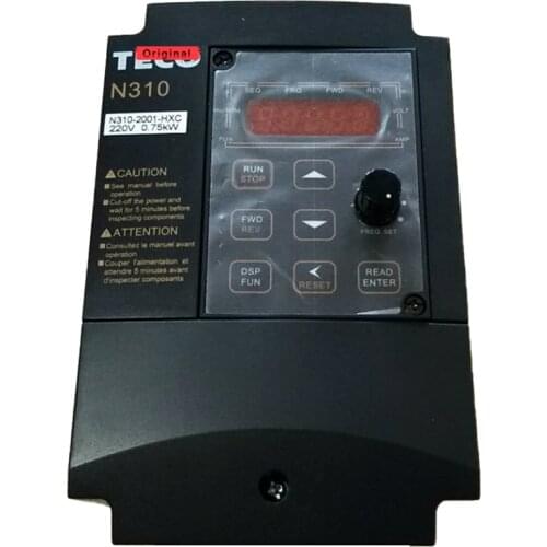 New Original N310-2001-H 1 Phase 3 Phase 200V 4.5A 0.75KW 1HP Inverter