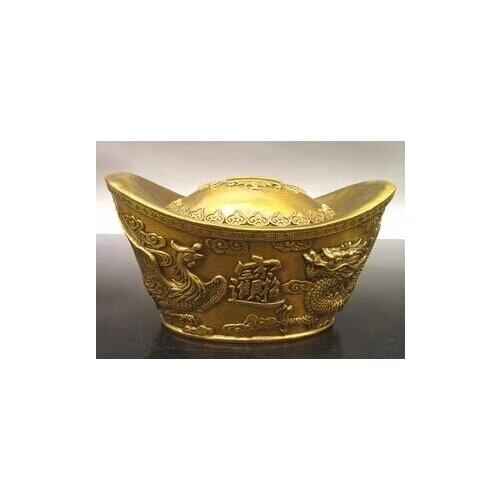 Opening of Good Fortune magic price of copper ingots - gold ingots copper dragon and phoenix open piggy King