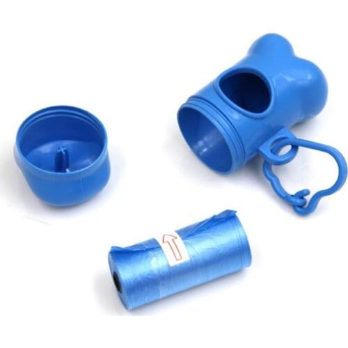 Hot bone shape Portable Pet Dog Cat Waste Garbage Poop Cleaning Supplies Dogs Poop Scoop Clean Pick Up Animal stool garbage box