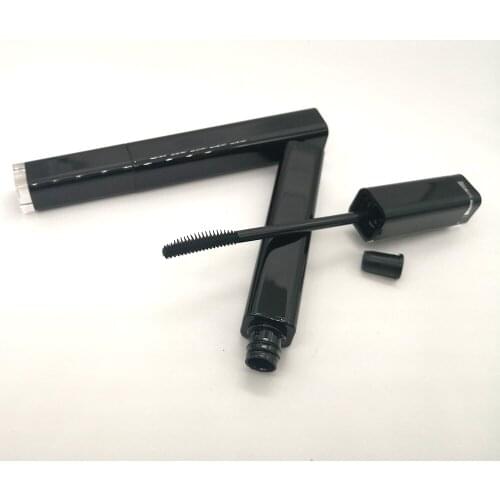 15ml black empty tube Broken hair finishing stick container with brush and stopper