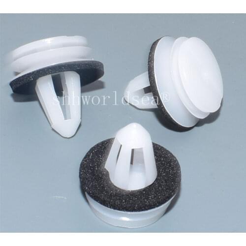 Shhworldsea 100PCS Door plank Machine cover Fastener For VW JETTA Auto Clips And Plastic Fastener Car Plastic Ritainer Clips