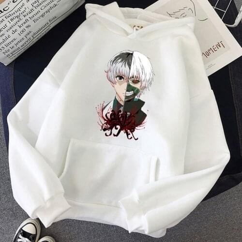 Tokyo ghoul hoodie womens mandarava print sweatshirt Harajuku Oversize loose fashion casual pullover hoodie Streetwear clothing